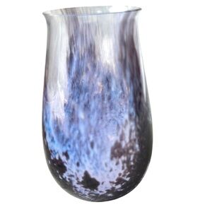 Vintage 1975 Caithness Rondo Posey Glass Bud Vase Stunning Blue/Purple MINT